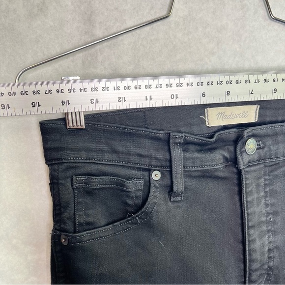 Madewell 10" High Rise Skinny Jeans black size  28 - Picture 4 of 9